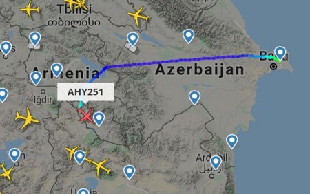 AZAL Ermənistan üzərindən uçuşlara başladı